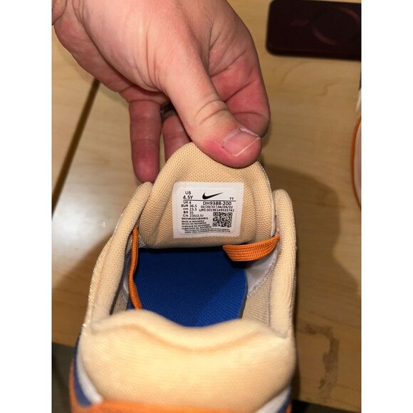 NEW NO BOX Youth 4.5 Nike Air Max Motif "Sesame/Game Royal/Hot Curry" MSRP $120 - Picture 3 of 7